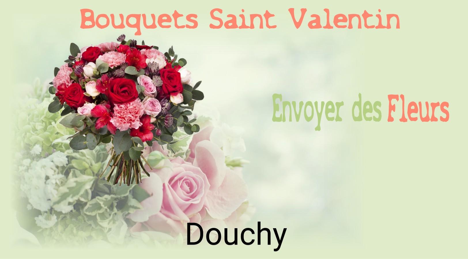 Roses de Saint-Valentin livrées à Douchy